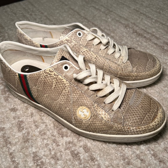 Gucci python sneakers - Picture 1 of 8